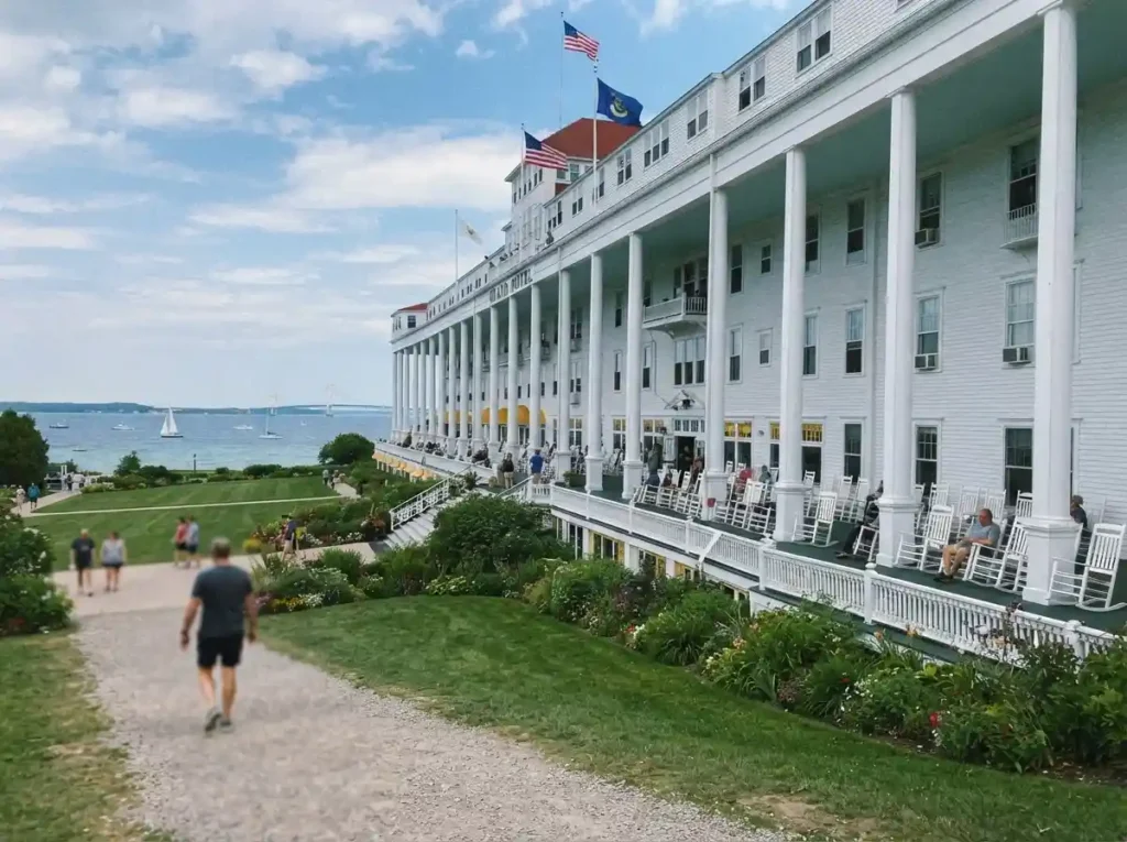 Mackinac Island, Michigan white Hotel